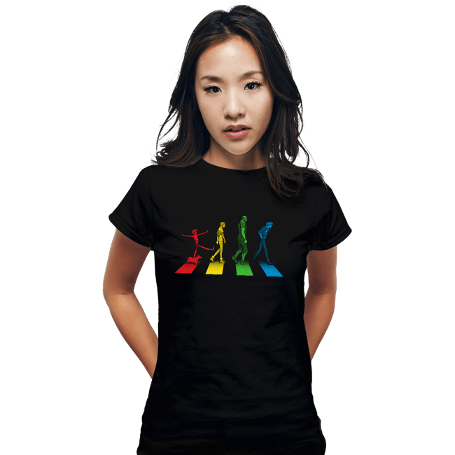 Shirts Fitted Shirts, Woman / Small / Black Stray Dog Strut