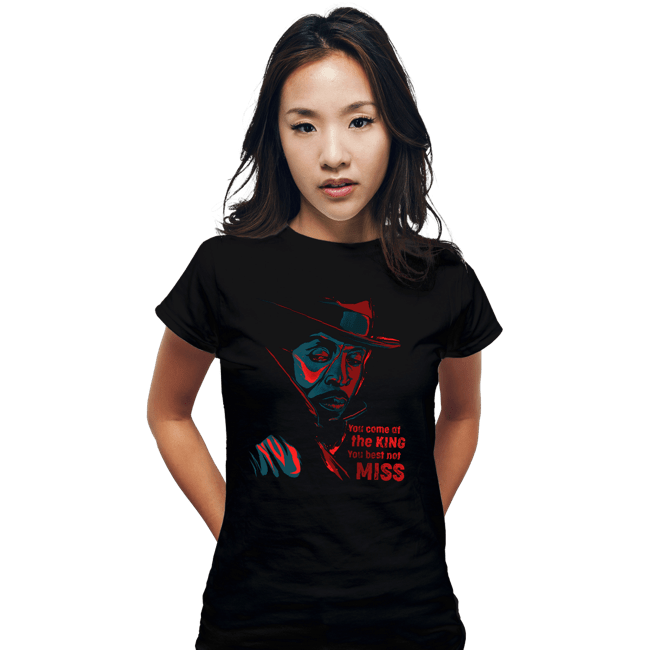 Shirts Fitted Shirts, Woman / Small / Black Omar Comin'