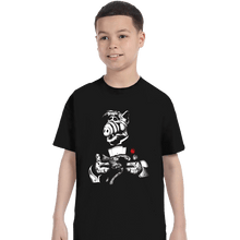 Load image into Gallery viewer, Shirts T-Shirts, Youth / XS / Black Cat Father
