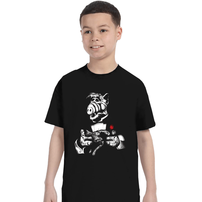 Shirts T-Shirts, Youth / XS / Black Cat Father