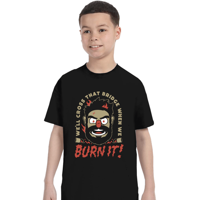 Secret_Shirts T-Shirts, Youth / XS / Black Burn-it Billy