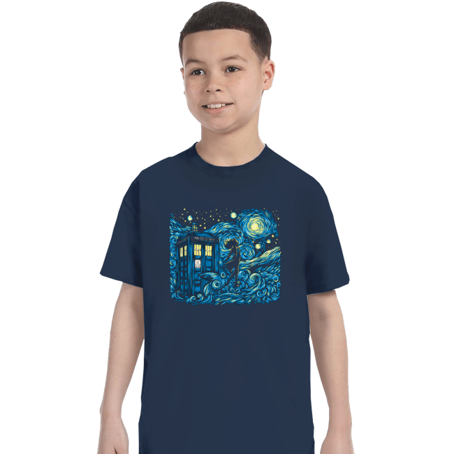 Daily_Deal_Shirts T-Shirts, Youth / XS / Navy Dreams Of Time And Space