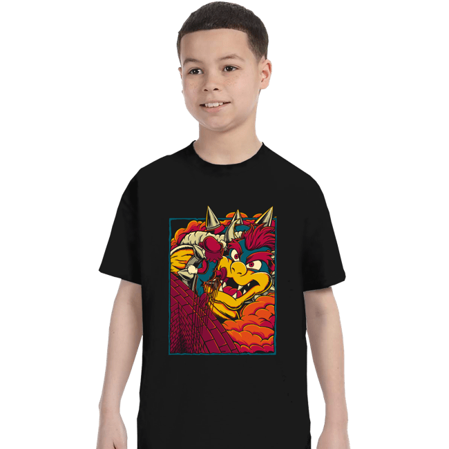 Daily_Deal_Shirts T-Shirts, Youth / XS / Black Attack On Bowser