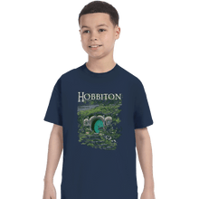 Load image into Gallery viewer, Shirts T-Shirts, Youth / XL / Navy Visit Hobbiton
