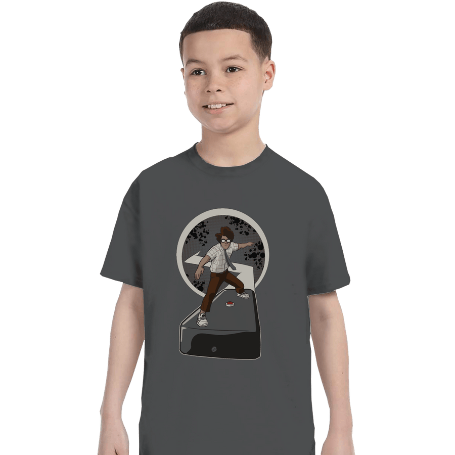 Shirts T-Shirts, Youth / XL / Charcoal Internet Surfer