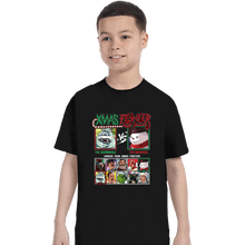 Load image into Gallery viewer, Daily_Deal_Shirts T-Shirts, Youth / XS / Black Xmas Fighter
