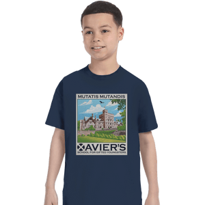 Shirts T-Shirts, Youth / XL / Navy Xavier's School For Gifted Youngsters