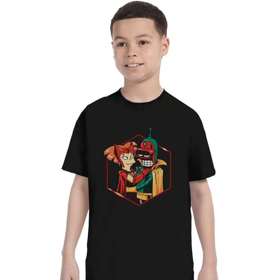 Shirts T-Shirts, Youth / XS / Black A Futuristic Couple