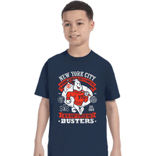 Load image into Gallery viewer, Daily_Deal_Shirts T-Shirts, Youth / XS / Navy NYC Busters

