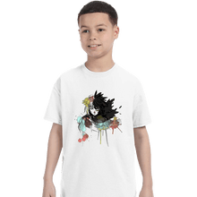 Load image into Gallery viewer, Secret_Shirts T-Shirts, Youth / XS / White Howl Watercolors
