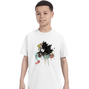 Secret_Shirts T-Shirts, Youth / XS / White Howl Watercolors