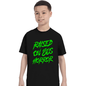 Shirts T-Shirts, Youth / XS / Black Green Horror