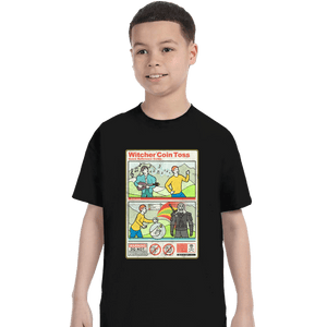 Secret_Shirts T-Shirts, Youth / XS / Black Coin Toss Guide
