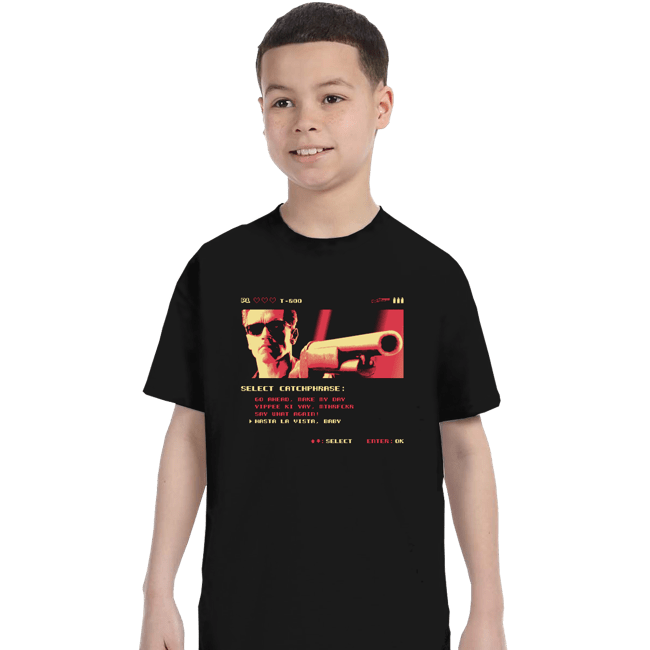 Shirts T-Shirts, Youth / XS / Black Hasta La Vista Select