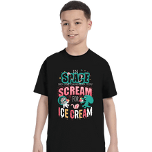 Load image into Gallery viewer, Daily_Deal_Shirts T-Shirts, Youth / XS / Black Scream for Ice Cream
