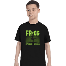 Load image into Gallery viewer, Daily_Deal_Shirts T-Shirts, Youth / XS / Black Back In Green
