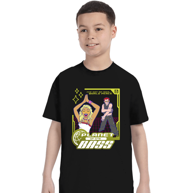 Daily_Deal_Shirts T-Shirts, Youth / XS / Black Planet Of The Bass