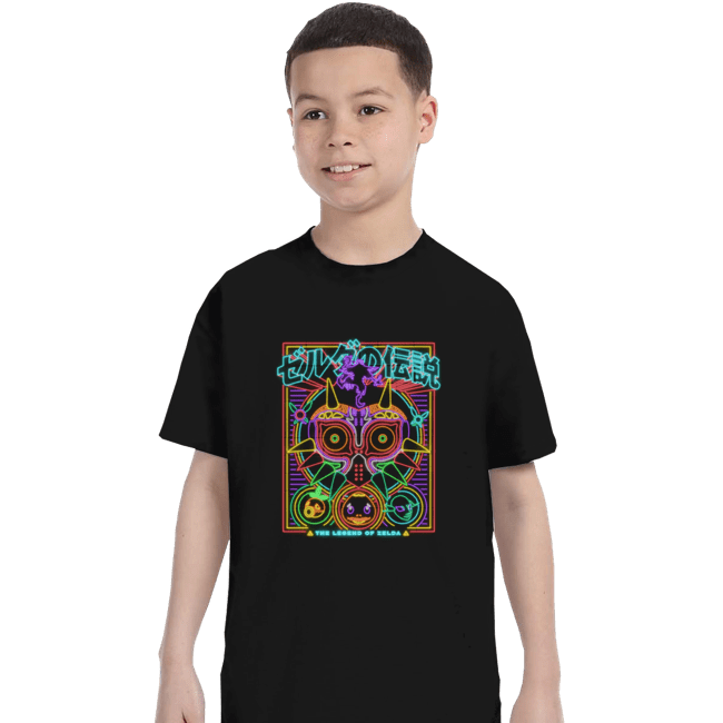 Daily_Deal_Shirts T-Shirts, Youth / XS / Black Majora's Neon