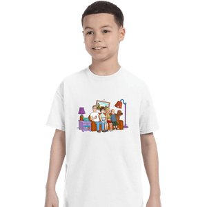 Secret_Shirts T-Shirts, Youth / XS / White King Of The Hill Couch