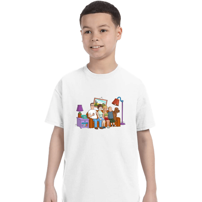 Secret_Shirts T-Shirts, Youth / XS / White King Of The Hill Couch