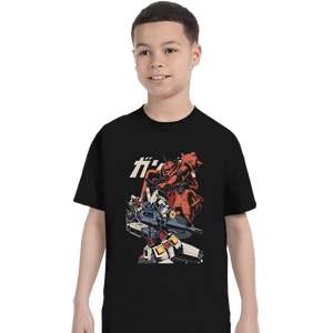 Shirts T-Shirts, Youth / XS / Black Zaku VS RX 78-2