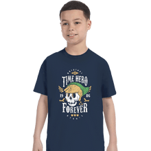 Load image into Gallery viewer, Shirts T-Shirts, Youth / XS / Navy Time Hero Forever
