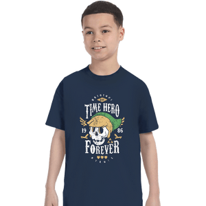 Shirts T-Shirts, Youth / XS / Navy Time Hero Forever