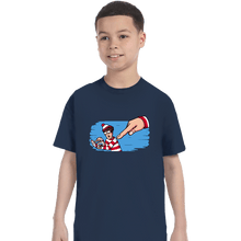Load image into Gallery viewer, Secret_Shirts T-Shirts, Youth / XS / Navy Finder Found
