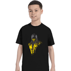 Shirts T-Shirts, Youth / XS / Black Mortal Fire