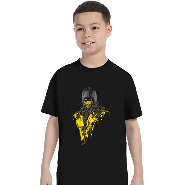 Shirts T-Shirts, Youth / XS / Black Mortal Fire