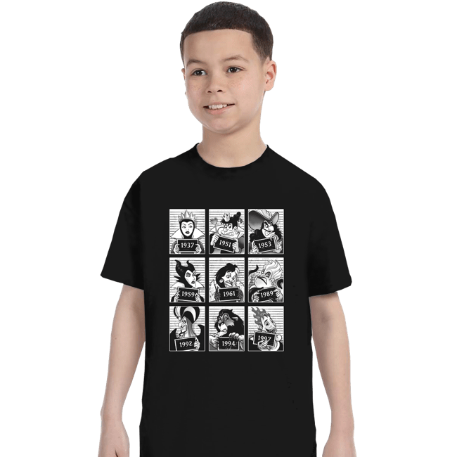 Daily_Deal_Shirts T-Shirts, Youth / XS / Black Villain Prison