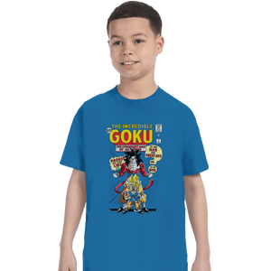 Shirts T-Shirts, Youth / XL / Sapphire The Incredible Goku