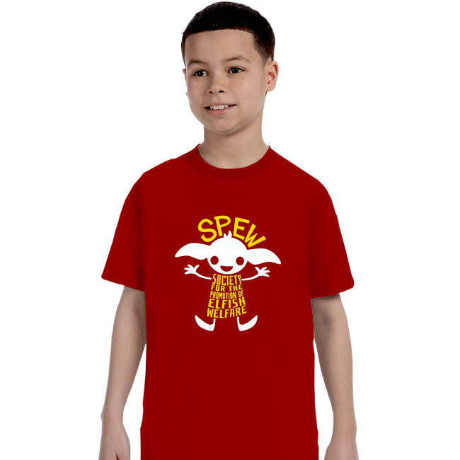 Daily_Deal_Shirts T-Shirts, Youth / XS / Red SPEW