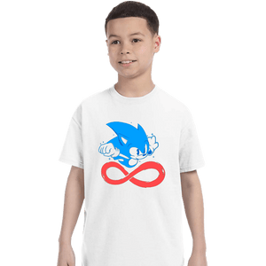 Daily_Deal_Shirts T-Shirts, Youth / XS / White Fastest Hedgehog