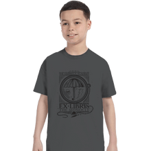 Load image into Gallery viewer, Shirts T-Shirts, Youth / XL / Charcoal The Monocle
