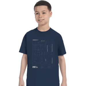 Secret_Shirts T-Shirts, Youth / XS / Navy RX 78 2 Blueprint