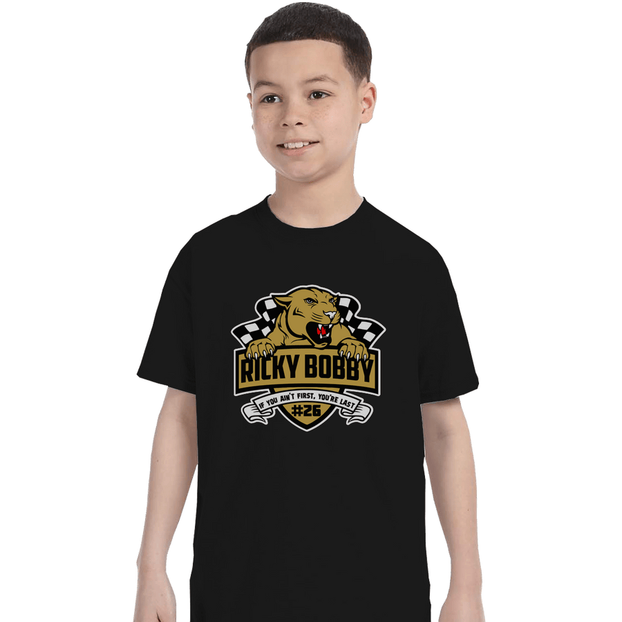 Shirts T-Shirts, Youth / XL / Black Ricky Bobby