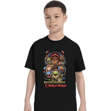 Load image into Gallery viewer, Secret_Shirts T-Shirts, Youth / XS / Black Dungeons And Waka Waka!
