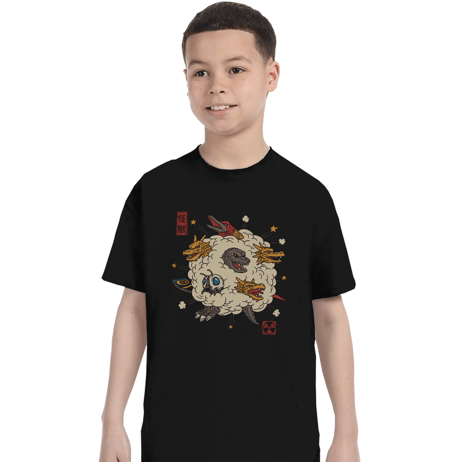 Shirts T-Shirts, Youth / XL / Black Kaiju Rumble