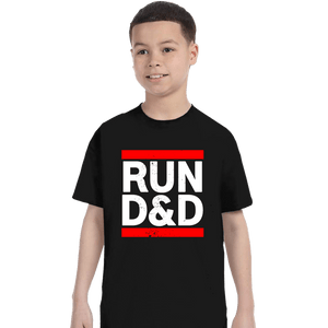 Shirts T-Shirts, Youth / XS / Black Run D&D