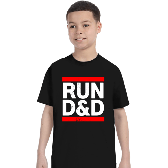 Shirts T-Shirts, Youth / XS / Black Run D&D
