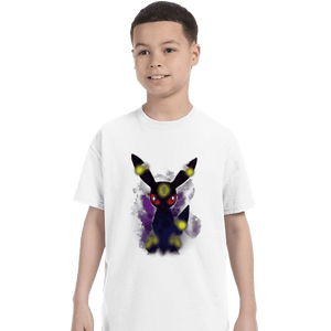 Secret_Shirts T-Shirts, Youth / XS / White Dark Type Watercolor