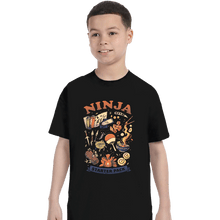Load image into Gallery viewer, Daily_Deal_Shirts T-Shirts, Youth / XS / Black Ninja Starter Pack
