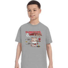 Load image into Gallery viewer, Shirts T-Shirts, Youth / XL / Sports Grey Dungeons And Cats
