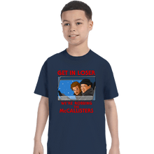 Load image into Gallery viewer, Secret_Shirts T-Shirts, Youth / XS / Navy Robbing The McCallisters

