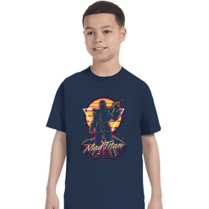Shirts T-Shirts, Youth / XS / Navy Retro Mad Titan