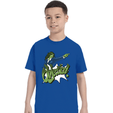Load image into Gallery viewer, Secret_Shirts T-Shirts, Youth / XS / Royal Blue Super Lawyer
