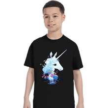 Load image into Gallery viewer, Secret_Shirts T-Shirts, Youth / XS / Black Last Unicorn.
