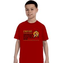 Load image into Gallery viewer, Shirts T-Shirts, Youth / XS / Red Red Shirt Guy
