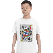 Load image into Gallery viewer, Shirts T-Shirts, Youth / XL / White Quinn of Clubs
